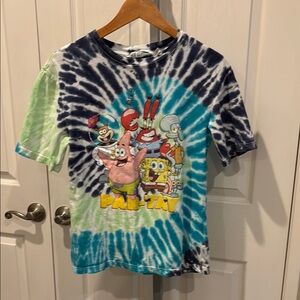 SpongeBob SquarePants Tie-Dye Kids T-Shirt
